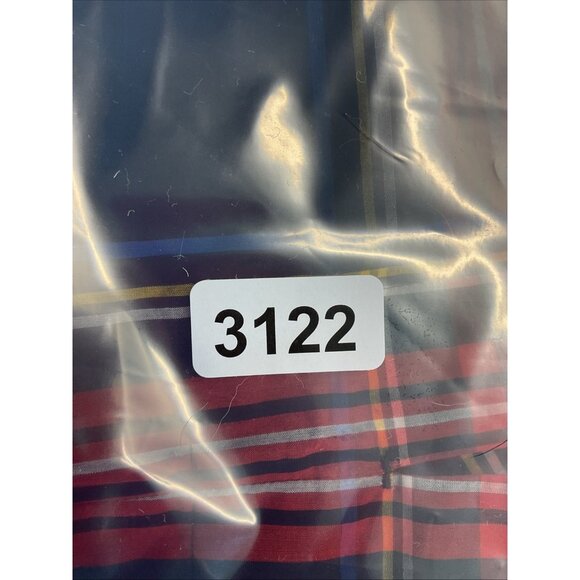 J Crew Blouse Women’s Sz M Stewart Tartan Plaid Velvet trim tunic holiday - Picture 8 of 8